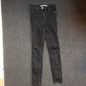 Zara high waisted stretch jeans